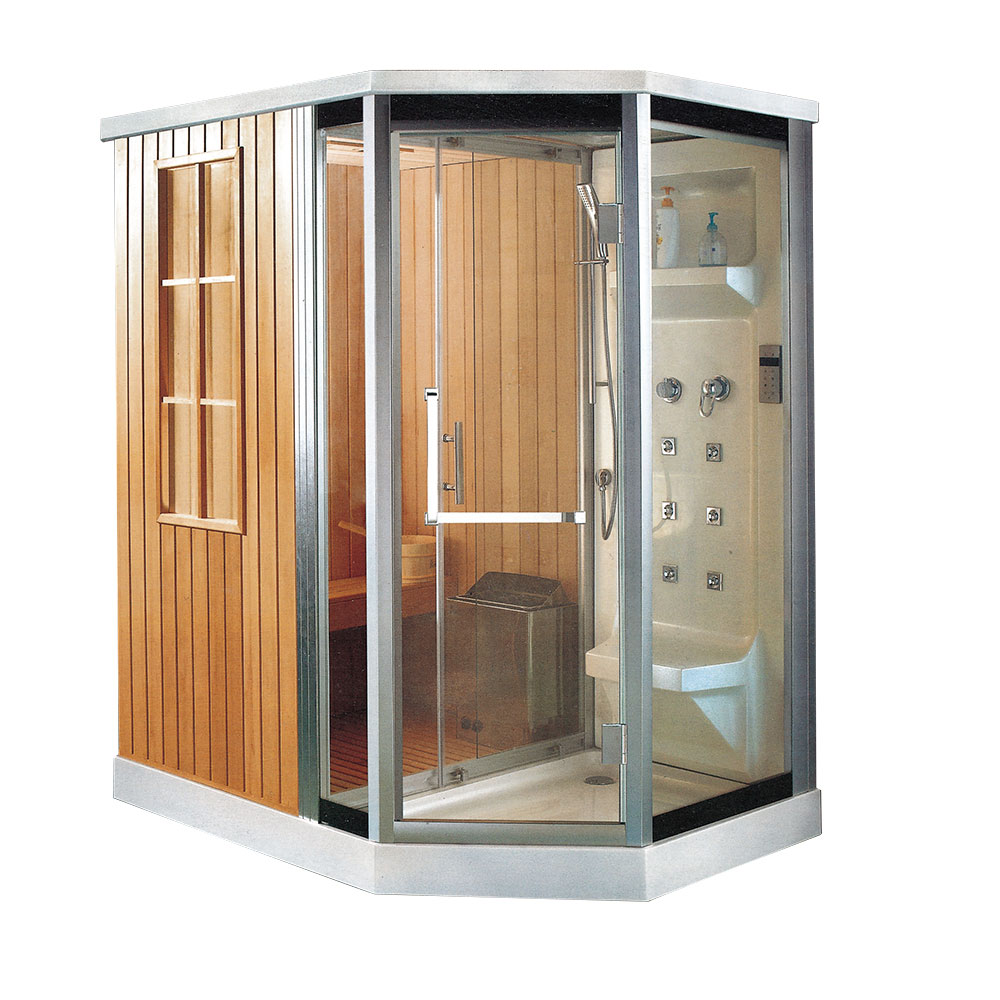 Sobalı Geleneksel Ev Kapalı Hemlock Buhar Sauna Odası